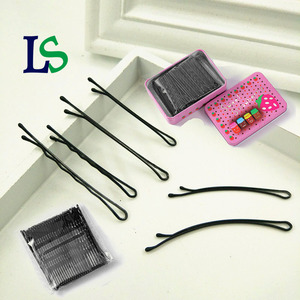 ชุดกิ๊บติดผมรูปตัว<span class=keywords><strong>ยู</strong></span>สไตล์วินเทจคลาสสิก แบบเกลียวลายคลื่น  บรรจุในกล่อง มีสีบลอนด์ น้ำตาล ดำ - Product Image 1