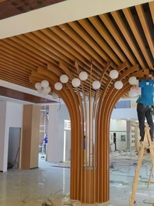 Uzun ömürlü renk ve hava direnci ile sütun kaplama bina cephe için güvenli ve dayanıklı alüminyum kare boru - Product Image 2