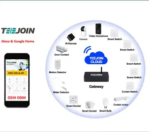 Interruptor de pared inteligente para el hogar, enchufe con Control remoto, Wifi, Zigbee