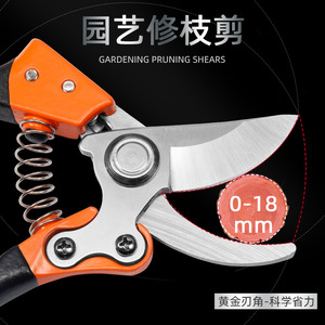 Lu Ban's Work Pruning Shears Stainless Steel 10-20 Mm Bypass For Fruit Trees - Product Image 2