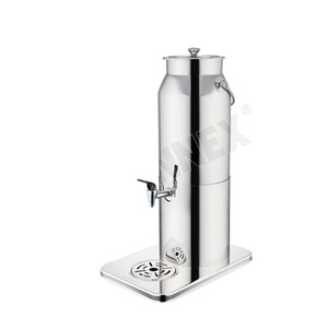 For Stainless Steel 5L <b>Milk</b> <b>Urn</b> & Dispenser with Standard Faucet Rectangle Shape Food Safe for Catering Use - Product Image 1