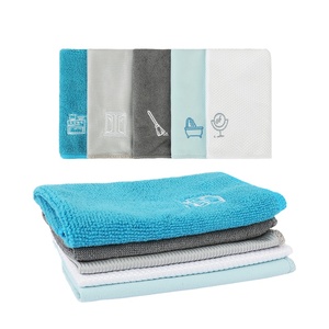 Masthome Multifunctionele 5-delige Stofdoek Glas- en Ramenreiniger Microvezel Keukenreinigingsdoeken Microvezel Reinigingsdoekenset - Product Image 1