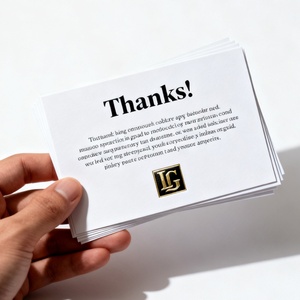 Tarjetas de Visita y Tarjetas de Agradecimiento Impresas Personalizadas de Alta Calidad con Opciones de Papel y Cartulina de Lujo - Product Image 1