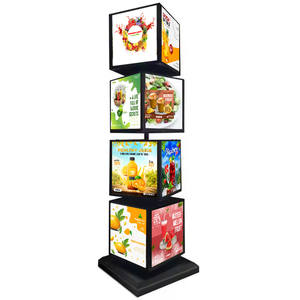 Ngoài trời không thấm nước 4 mặt xoay hộp đèn tùy chỉnh Menu ảnh Anime LED bốn mặt xoay hộp đèn cho quảng cáo - Product Image 1