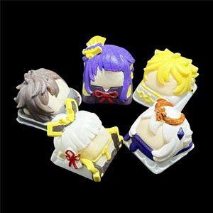 Personnalité A-nime résine Ge-nshin I-mpact Keycaps mignon Esc personnalisé 3D Artisan Keycap pour clavier mécanique Mx Switch - Product Image 4