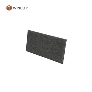 Panel de pared acústico de tela hidrofobicidad WINEGO, paneles de insonorización de pared con clasificación NRC, panel de lana acústica para gimnasio - Product Image 5