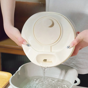 Vegetable Dehydrator Salad Spinner Dryer Fruit Food Drain Basket Quick Washing Manual Centrifuge Storage Basket Kitchen tool - Product Image 5