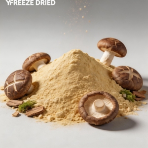 Pó de Cogumelo <span class=keywords><strong>Shiitake</strong></span> Liofilizado 100% Puro Sem Aditivos Grau Alimentar Alta Concentração de Beta-Glucanos Solúvel em Água Alimento Saudável Bebida - Product Image 1