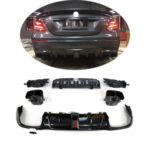 Diffusore paraurti posteriore <span class=keywords><strong>W213</strong></span> per kit carrozzeria <span class=keywords><strong>Mercedes</strong></span> classe E <span class=keywords><strong>W213</strong></span> <span class=keywords><strong>2016</strong></span> 2017 2019 - Product Image 1