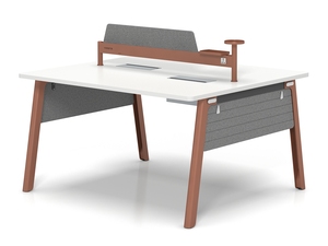 Bureau ergonomique moderne personnalisé bureau à domicile poste de travail modulaire durable avec cloison - Product Image 4