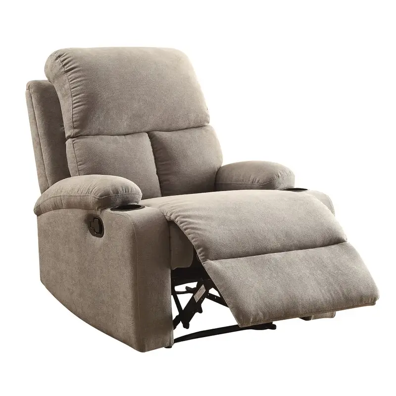 Goedkope Modern Design Multifunctionele Fluwelen Handleiding Single Seater Fauteuil