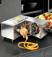 Automatische desktop fruitenschilmachine, kleine commerciële elektrische sinaasappel- en appelschiller voor restaurants en juice shops, van roestvrij staal