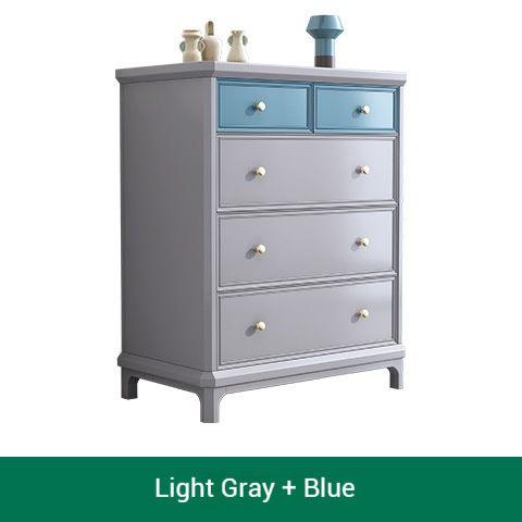 สีเทาอ่อนและสีน้ำเงิน