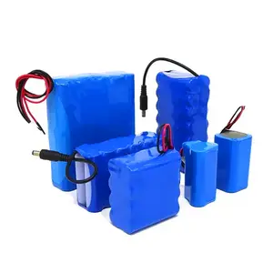 Custom Capacity OEM ODM DIY Rechargeable 32700 32650 26650 18650 3.7V 7.4V 11.1V 12V 14.8V Li-ion Lithium Ion Battery Pack
