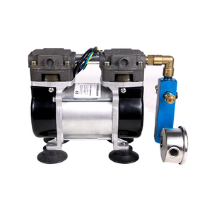 Портативный аэрационный насос, 150 Вт без масла с футляром для переноски для наружных сточных вод и аэрации пруда - Product Image 1