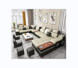 Modern Style Sofa Leather Sofas for Living Room Custom Combination Sofas