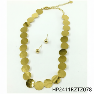 Set di gioielli 3 pezzi con Design mimetico unico da donna con diamanti classici perle d'oro e zirconi per feste di matrimonio regalo classico perfetto - Product Image 1