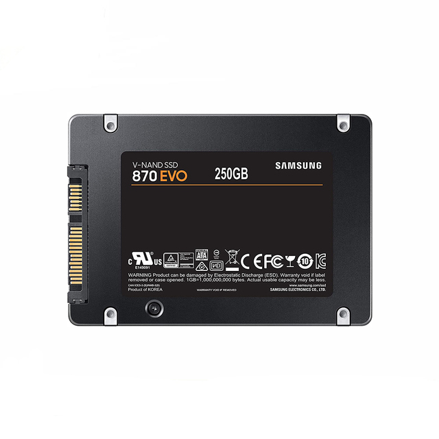 MZ-77E250B/AM S AMSUNG 870 EVO Series 2.5" 250GB SATA III V-NAND Internal Solid State Drive