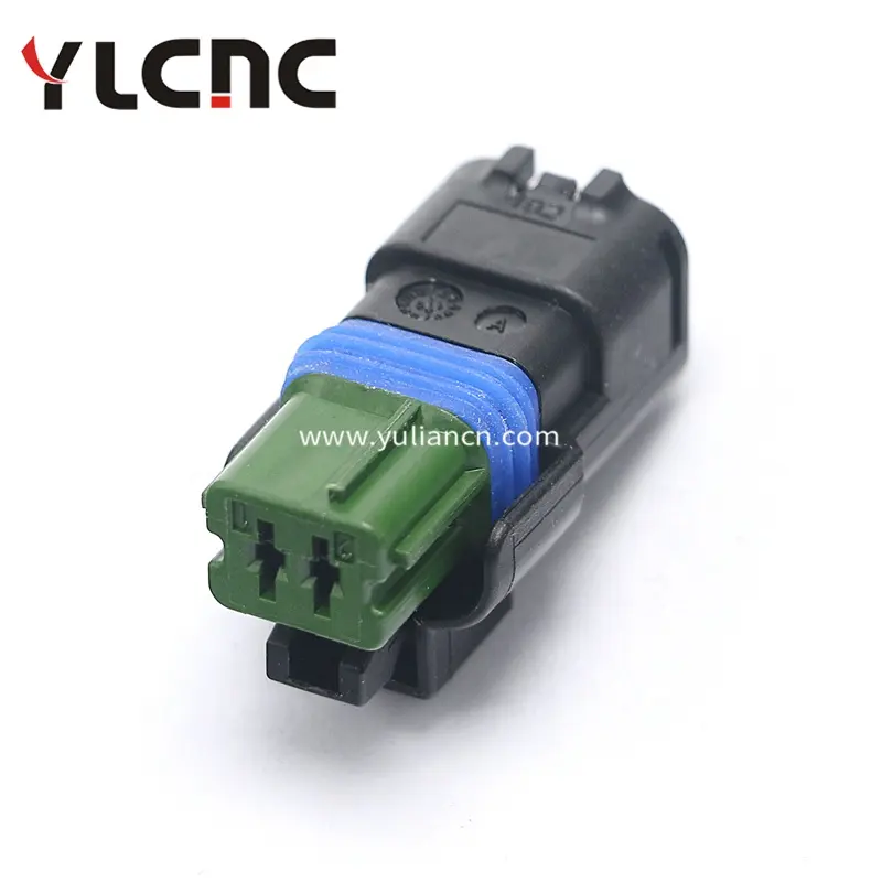 Konektor Kabel Listrik Tertutup Female Dellsma 2 Pin untuk 12822163 FCI For