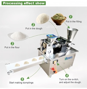 Hot Bán Bánh Bao Nga Ravioli Pierogi Pelmeni Empanada Làm Máy Samosa Máy Khác Snack Máy - Product Image 2