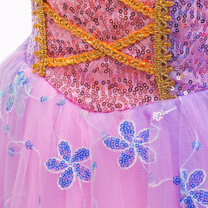Collier et bague Rapunzel pour filles HP avec couronne pour fête d'anniversaire, Halloween, Noël, spectacle, déguisement de princesse - Product Image 5