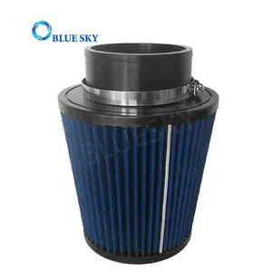 Universal 3.5'' 88mm Automobile Air Intake Filter Replacements for Auto Car Parts