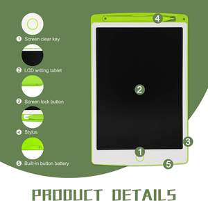 <span class=keywords><strong>Tablette</strong></span> d'écriture LCD 8,5/10/12 pouces pour enfants, tableau de <span class=keywords><strong>dessin</strong></span> à écran coloré, bloc de gribouillage électronique, jouet éducatif - Product Image 6