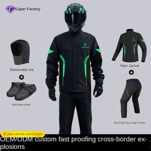 Conjunto de Impermeable para Motocicleta, para Hombre y Mujer, Protección Completa contra la Lluvia, Impermeable, para Viajes - Product Image 3