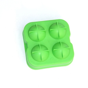 Moldes de Sorvete para Crianças A2454 com <span class=keywords><strong>4</strong></span> Furos, Moldes de Sorvete em Forma de Quadrado e Bola, Moldes de Plástico para Picolé - Product Image 4