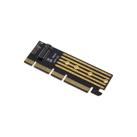 Tarjeta de Conexión de Alta Velocidad para Placa Base de Escritorio/Servidor, PCI Express 3.0 16X Macho Hembra U1/U2 Riser con Soporte M.2 NVMe en Stock