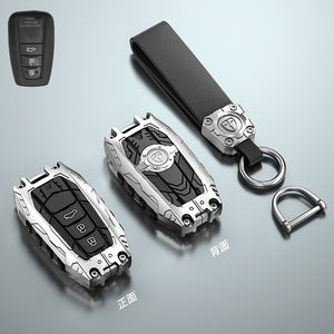 Guscio per Chiave in Lega di Zinco, Custodia per Telecomando Auto Smart <span class=keywords><strong>Key</strong></span> per <span class=keywords><strong>Toyota</strong></span> Tacoma Glanza <span class=keywords><strong>Highlander</strong></span> Yaris - Product Image 2