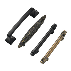 Furniture Handle And <b>Knob</b> Zinc Alloy Bar Shape Drawer Cabinet Door Hardware 64 75 96mm Hole Spacing Kitchen Cabinet Use - Product Image 5