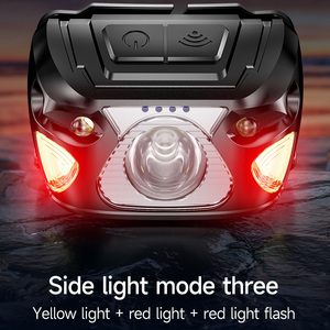 ไฟหน้าแบบ LED XPG 5W แบบชาร์จ USB พร้อมเซ็นเซอร์ตรวจจับความเคลื่อนไหว ระยะลำแสง 200 เมตร สำหรับใช้งานกลางแจ้ง อุปกรณ์ออปติคอลสำหรับใช้งานกลางแจ้ง - Product Image 6