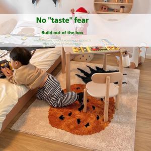 Ins Style épaissi Fruit-Imitation cachemire tapis de sol facile d'entretien chambre salon remplacement tapis plat en gros chevet - Product Image 2