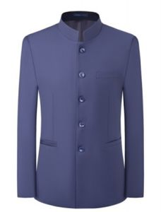 Fabricantes Traje de negocios formal Top sólido y pantalones Fit Mens Suite - Product Image 4