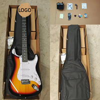 China Wholesale ST Electric Guitar 6-String 22 Fret S-S-S Electric Guitar Accessories Instrument Set Electric Guitar Kit