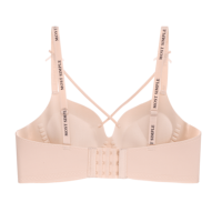 Soutien-gorge Evenyoung Push-up sans armatures, bretelles croisées, bonnet rembourré, dos en U, soutien-gorge sans couture pour femmes