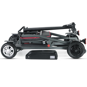Scooter Eléctrico de Velocidad Mejorada, 25 KM/H de Velocidad Máxima, Motor de 36 V y 300 W, Alcance de 25 KM, 4 Ruedas, Plegable y Ligero para Viajes Diarios - Product Image 5