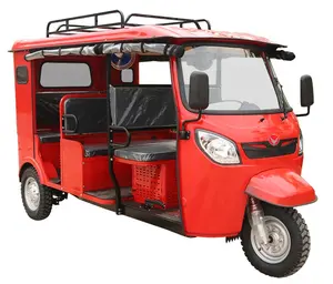 200CC Water Cooled Three Wheel Petrol 9 Passengers Tricycle Motorcycle Fuel Powered Tricycles For Hire