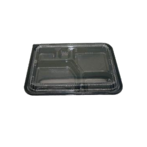 5 <b>Compartment</b> Takeaway Meal Prep Container Food Delivery Rectangular Reusable Togo Plastic Disposable <b>Lunch</b> <b>Box</b> - Product Image 1