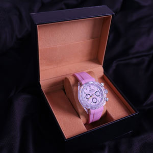 Montre OEM à faible MOQ, chronographe rose 41 mm en acier inoxydable avec cadran en verre saphir, montres de sport pour hommes à prix bas - Product Image 6