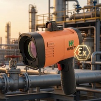 Detector de Gas Metano Portátil de Alta Precisión HIREP, Tecnología Infrarroja, Detección de Fugas de CH4, Batería Recargable