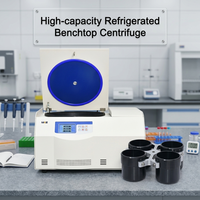Centrifugeuse de paillasse réfrigérée à godets oscillants, haute capacité 4x750ml, avec écran LCD, vitesse maximale 6000 tr/min, 4752xg RCF, prix usine