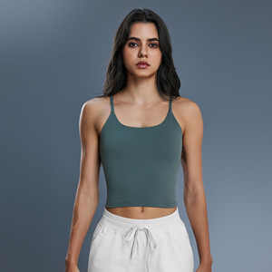 Canotta da Corsa Senza Cuciture per Donne, Top Compressivo Personalizzabile con Logo, Canotta da Yoga con Reggiseno Incorporato - Product Image 3