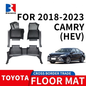 พรมปูพื้นรถยนต์ TPE สำหรับ Toyota Camry Hybrid ปี 2018-2023 พวงมาลัยซ้าย ชุดเต็ม - Product Image 2