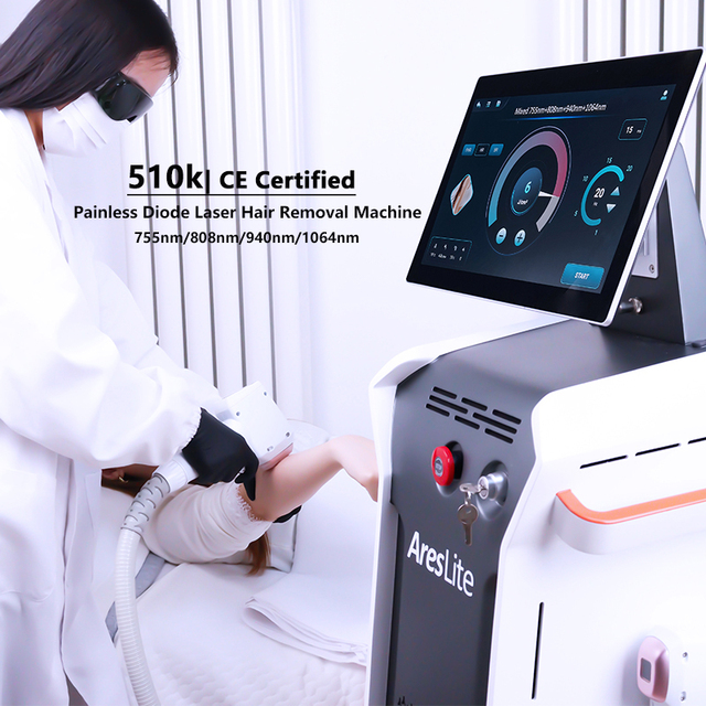 CE Winkonlaser Diode Laser 4 Wavelengths 20Hz 755 808 940 1064nm Permanent Hair Removal Machine 2 Year Warranty