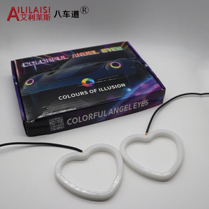 Led mắt thiên thần hình trái tim halos đuổi theo với tín hiệu rẽ ánh sáng cho xe chức năng eyesadlight App Bluetooth điều khiển trang trí - Product Image 6