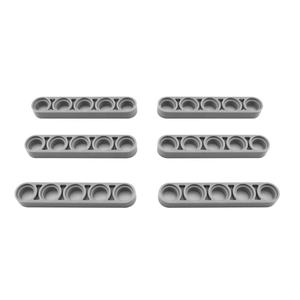ชุดตัวต่อ Liftarm 1x5 รูกลม แบ<span class=keywords><strong>บ</strong></span><span class=keywords><strong>คาน</strong></span>บาง สำหรับเด็ก <span class=keywords><strong>บ</strong></span>ล็อกพลาสติก ใช้ร่วมกับตัวต่อ Moc ได้ หมายเลข 32017 - Product Image 5
