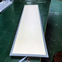 Plafonnier LED encastré ultra-fin à cadre en aluminium, faible indice UGR, 1200x300 (30x120cm), 1x4, sans scintillement, avec variateur Dali, UGR < 19