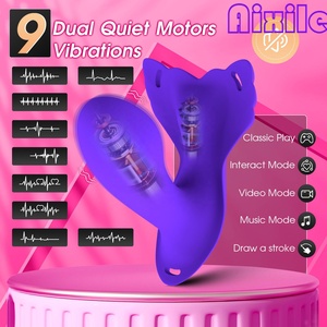 Vibrador Insertable para Mujer, <span class=keywords><strong>Dildo</strong></span>, Juguetes Sexuales para Mujeres, Juguetes Sexuales para Adultos con APP, Vibrador para Parejas, Vibradores de Punto G, Vibradores de Mariposa - Product Image 2